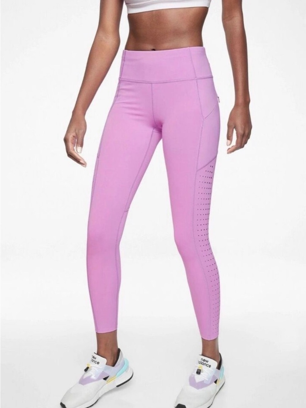 Athleta Lavender High-Rise Performance Leggings